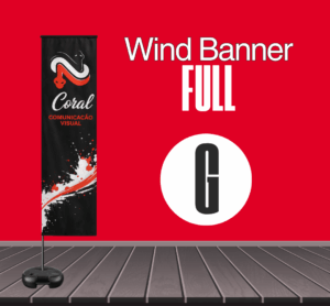 Wind Banner Full Coral Comunicação