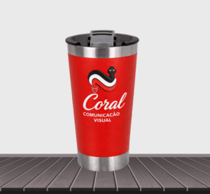 Copo Térmico Personalizado Coral Comunicação