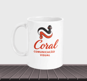 Caneca Personalizada Coral Comunicação