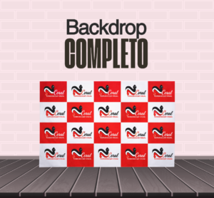 Backdrop Completo Coral Comunicação Visual